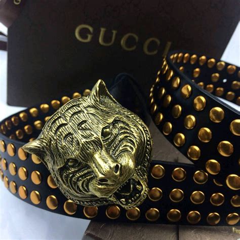 versace belt lion head studded|Versace heads for sale.